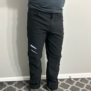Fleece lined Eddie Bauer pants BLACK